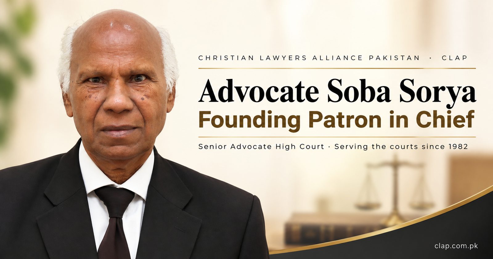 Founding Patron in Chief Advocate Soba Sorya