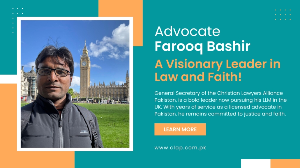 Advocate Farooq Bashir: A Visionary Leader in Law and Faith!
